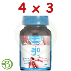Confezione 4x3 Aglio 1000Mg 90 Perle Naturmil