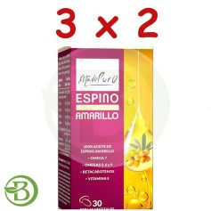 Confezione 3x2 Olivello Spinoso 30 Perle Vegetali Allo Stato Puro Tongil