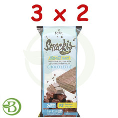 Confezione 3x2 Snackis Compleat Choco Milk 35 Gr Herbora