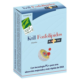 Fosfolipidi di Krill Pl+Dha 30 Perle 100% Naturali