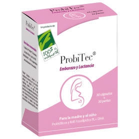 Probitec® Gravidanza e Allattamento (30 Capsule + 30 Perle) 100% Naturale