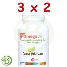 Confezione 3x2 Omega 7+ 30 Perle Sura Vitasan