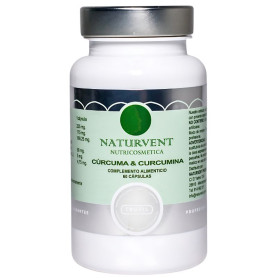 Curcuma con Pepe Nero e Zenzero 60 Capsule Naturvent