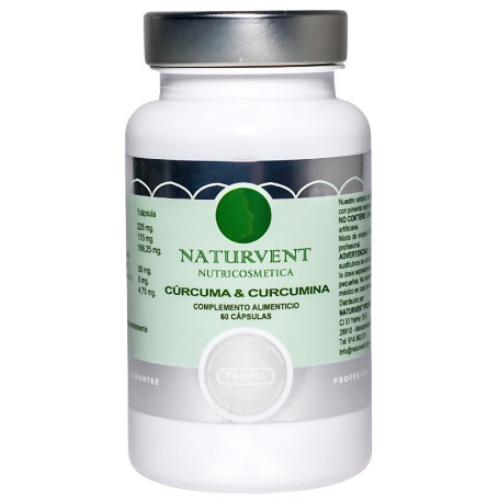 Curcuma con Pepe Nero e Zenzero 60 Capsule Naturvent