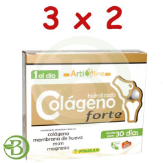 Pack 3x2 Colágeno Forte 30 Capsule Pinisan