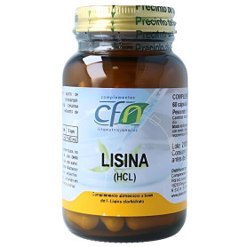 Lisina 500 Mg 60 Capsule Cfn