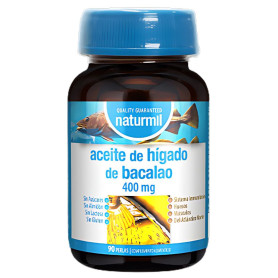 Olio di Fegato di Merluzzo 400Mg 90 Perle Naturmil