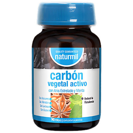 Carbone Vegetale Attivo 90 Perle Naturmil