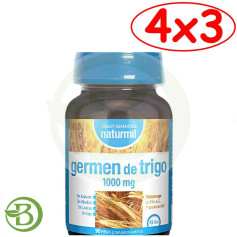 Confezione 4x3 Germe di Grano 1000Mg 90 Perle Naturmil