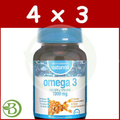 Confezione 4x3 Omega 3 18/12 1000Mg 90 Perle Naturmil