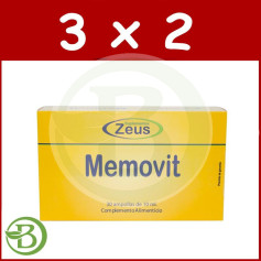 Confezione 3x2 Memovit 30 Fiale Zeus