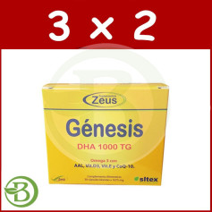 Confezione 3x2 Genesis Omega 3 DHA 1000Mg 30 Capsule Zeus