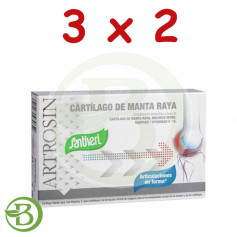 Confezione 3x2 Artrosin Cartilagine Manta Ray 60 Capsule Santiveri