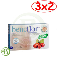 Confezione 3x2 Beneflor 40 Capsule (Bacile) Santiveri
