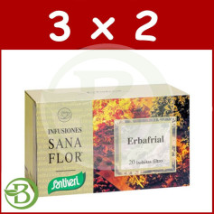 Confezione 3x2 Sanaflor Erbafrial 20 Filtri Santiveri