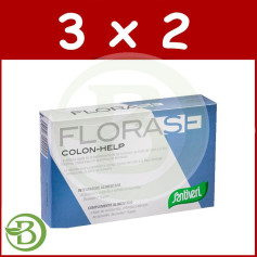 Confezione 3x2 Florase Colon-Help 40 Capsule Santiveri