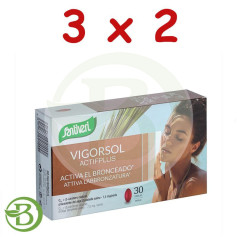 Confezione 3x2 Vigor Sol Actif Plus 30 Perle Santiveri