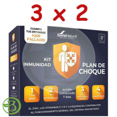 Confezione 3x2 Kit di immunità Soria Natural Crash Plan