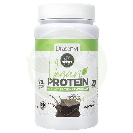 Proteina Vegetale Brownie 600Gr. Sport Live Drasanvi