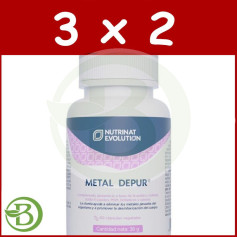 Confezione 3x2 Metal Depur 60 Capsule Vegetali Nutrinat Evolution