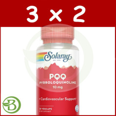 Confezione 3x2 Pqq 10Mg 30 capsule vegetali Solaray