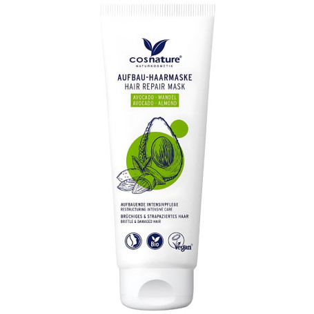 Maschera Riparatrice Mandorla e Avocado Bio 100Ml Cosnature