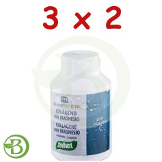 Confezione 3x2 Quanticum Collagene + Magnesio 180 Compresse Santiveri