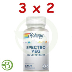 Confezione 3x2 Spectro Multi Vita Min 60 Capsule Solaray