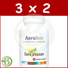 Confezione 3x2 Aeroben 90 capsule Sura Vitasan