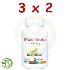 Confezione 3x2 N Acetil Cisteina 60 Capsule Sura Vitasan