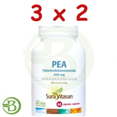 Confezione 3x2 Piselli 60 Capsule Sura Vitasan
