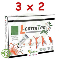 Confezione 3x2 L-Carnitea 15 Bastoncini Pinisan
