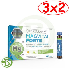 Confezione 3x2 Magvital Forte 14 Fiale Marnys