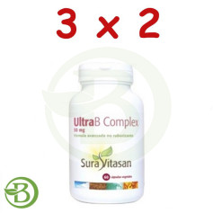 Pack 3x2 Complesso Ultra B + C 60 Capsule Sura Vitasan