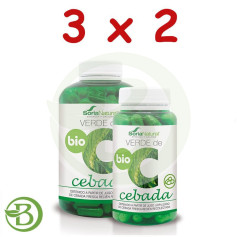 Pack 3x2 Verde di Orzo 240 Capsule Soria Natural