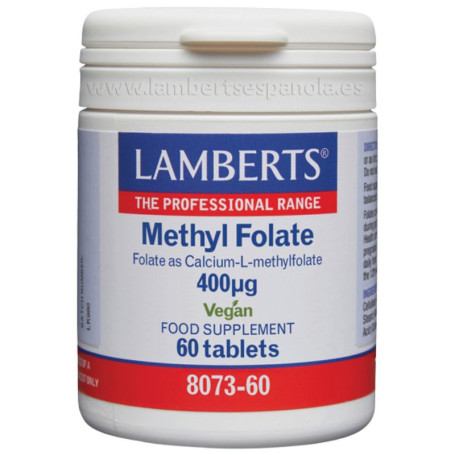 Metil folato 400Μcg 60 compresse Lamberts