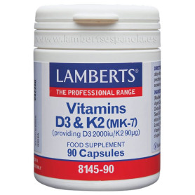 Vitamine D3 2000Ui e K2 90Mcg 90 Capsule Lamberts