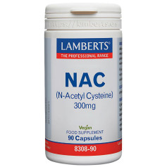 Nac (N-acetilcisteina) 300Mg 90 capsule di Lamberts
