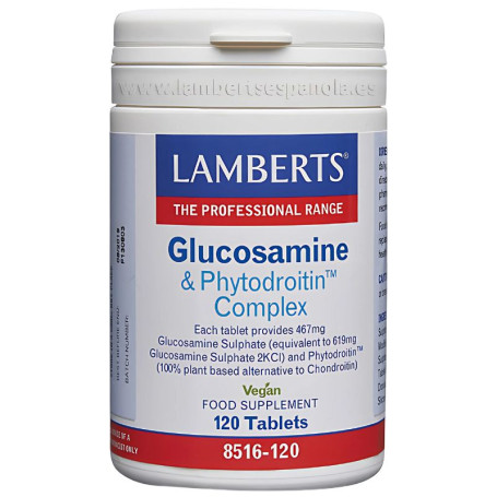 Complesso di glucosamina e fitodroitina 120 compresse Lamberts