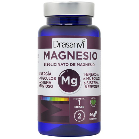 Bisglicinato di magnesio minerale 60 compresse Drasanvi
