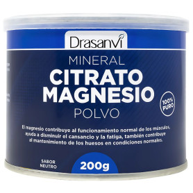 Polvere minerale di citrato di magnesio 200Gr Drasanvi