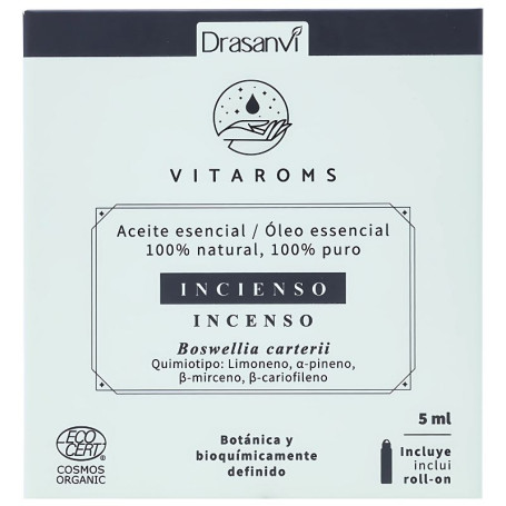 Olio essenziale di incenso biologico Cosmos 5 ml Vitaroms Drasanvi