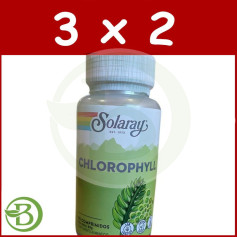 Confezione 3x2 compresse di clorofilla 90 Solaray