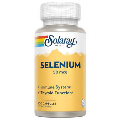 Selenio 50Mcg 100 Capsule Solaray