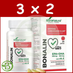 Confezione 3x2 Bonalin Epa+Dha 30 Perle Soria Naturali