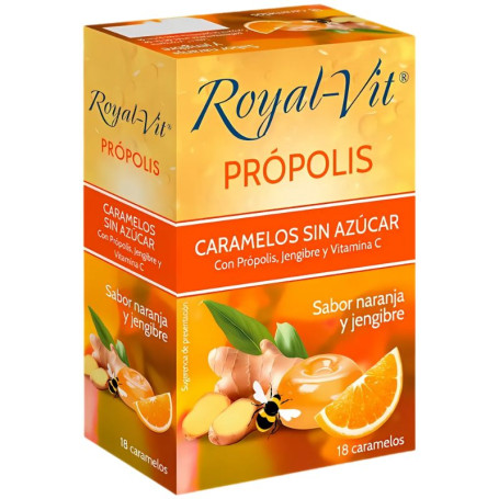 Caramelle Propoli Zenzero e Arancia Royal-Vit