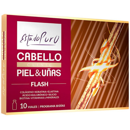 Capelli, Pelle e Unghie Flash 10 Fiale allo Stato Puro