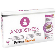 Anxiostress Duplo 15 compresse a doppio strato di prisma naturale