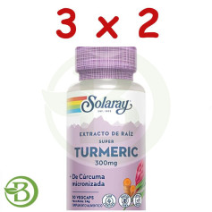 Confezione 3x2 Super Curcuma 30 Capsule Solaray