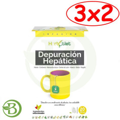 Confezione 3x2 Herbodiet purificazione del fegato 20 filtri Nova Diet